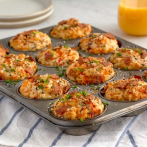 Turkey Bacon Breakfast Muffins