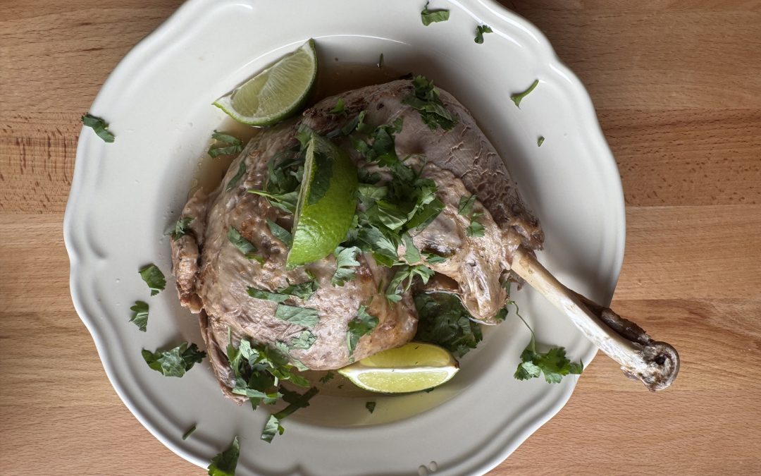 Braised Turkey Leg “Barbacoa”